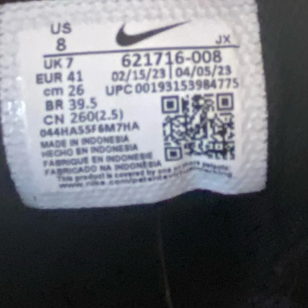 Nike Reax 8 TR Black Anthracite Running Training Men's Sz 8 Sneakers